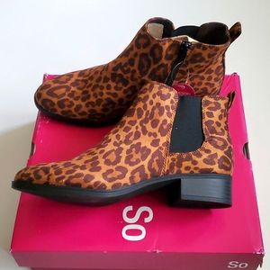 SO Averyy Women's Ankle Boots Leopard